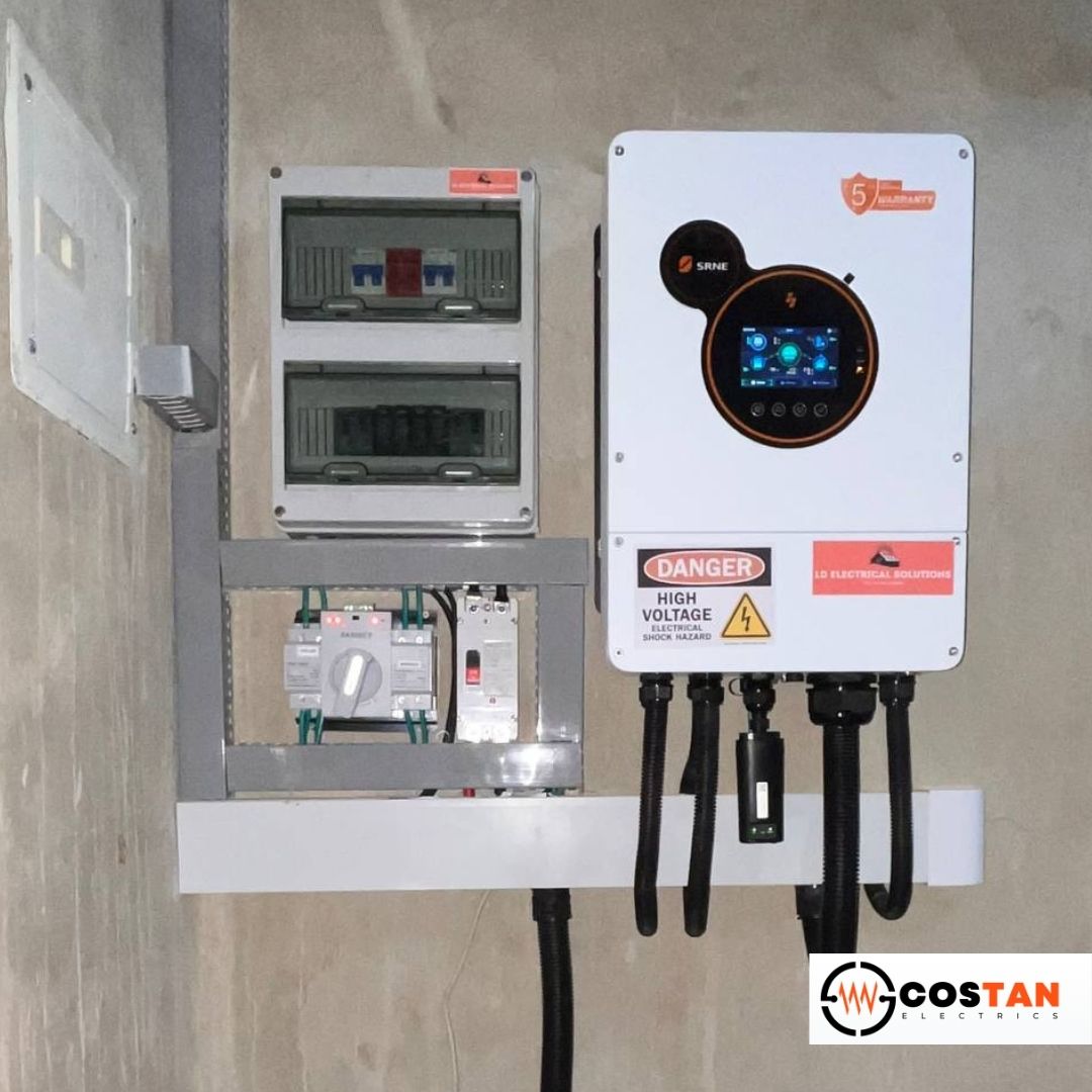 6kW Hybrid Solar System in Getafe, Bohol — photo 2 by Costan Electrics Services